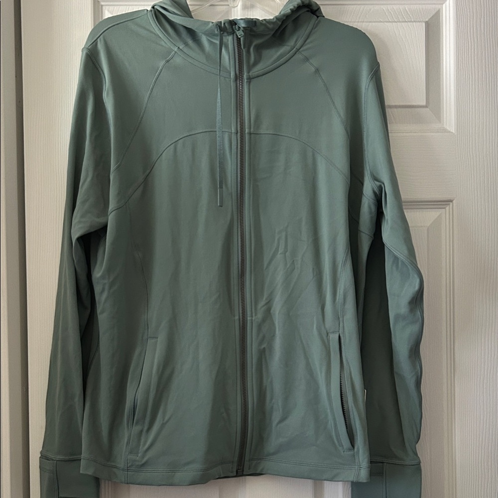 lululemon athletica Sage Green Hooded Define Jacket